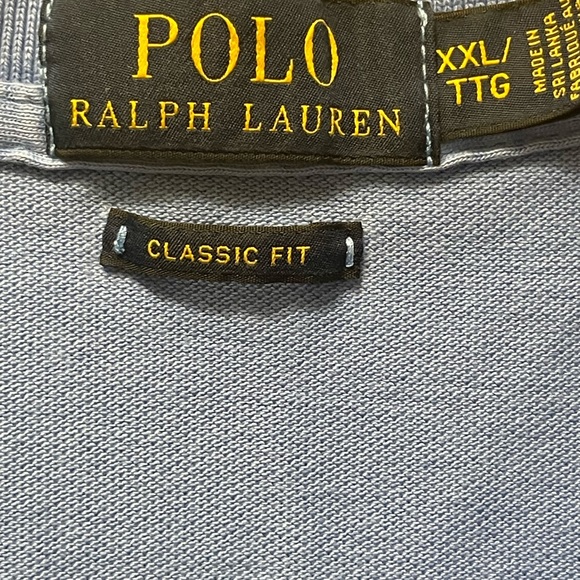 Ralph Lauren Blue Polo Size XXL Good Used - Picture 3 of 3